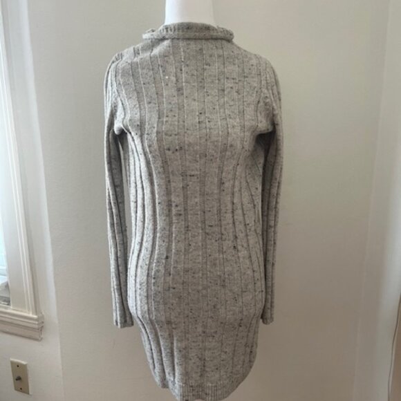 Madewell Ribbed Knit Womens Sweater Mini Dress - Picture 1 of 3